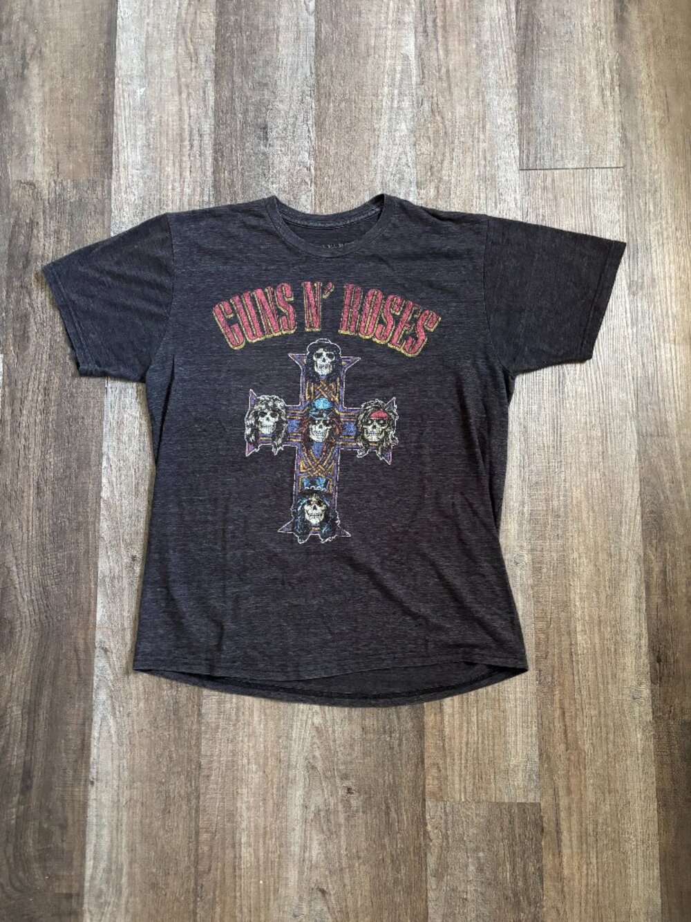 Guns N' Roses Cross Graphic Tee Shirt